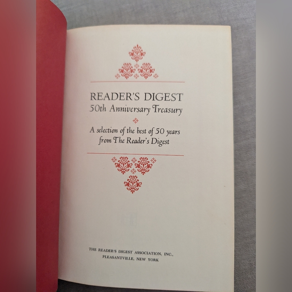 Reader's Digest 50th Anniversary Treasury Hardcover Book - Picture 5 of 7